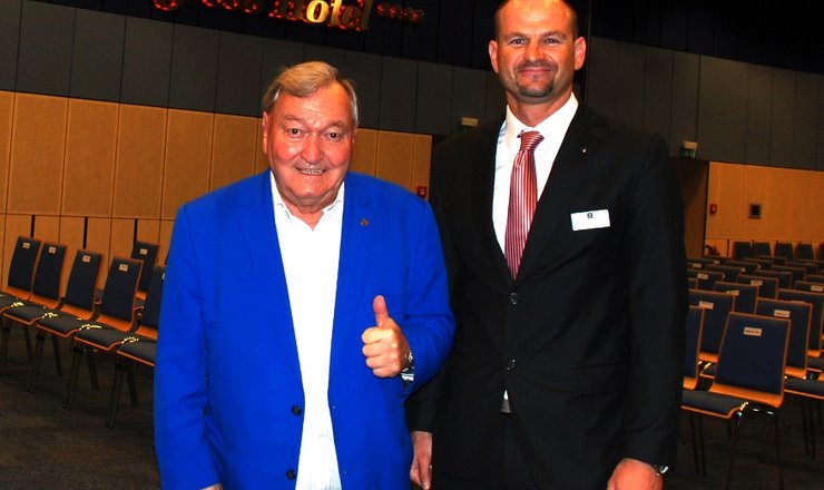 FAMOUS MYSTERY SOLVER ERICH VON DÄNIKEN VISITED THE CLARION HOTEL IN OLOMOUC